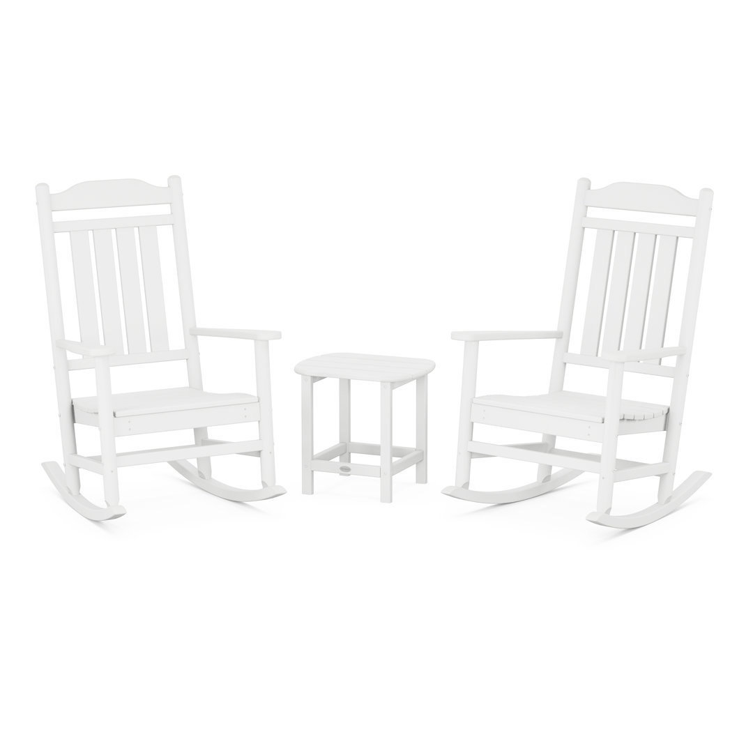 Country Living by POLYWOOD Legacy Rocking Chair 3-Piece Set POLYWOOD® Frame 
