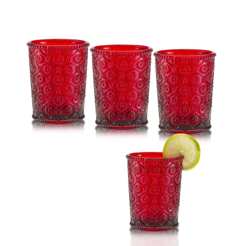 Mitzi Drinking Glass, Red