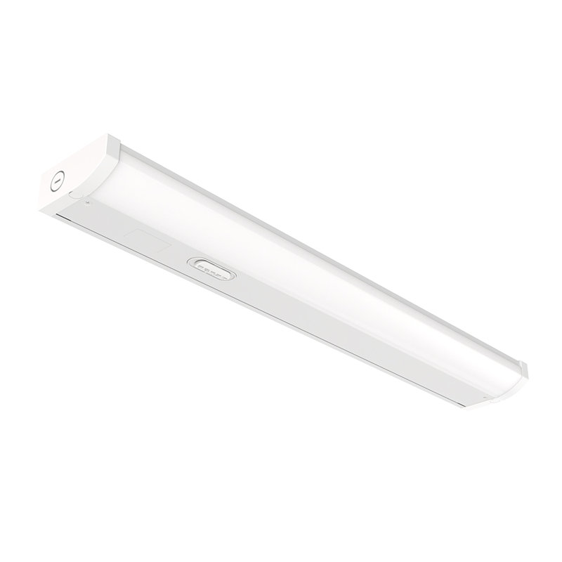 18-inch Gloss White Metal LED Under Cabinet Light Bar