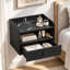 Ensemble de 2 tables de chevet flottantes avec tiroir-1684954919