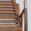 Chaise berçante en bois massif