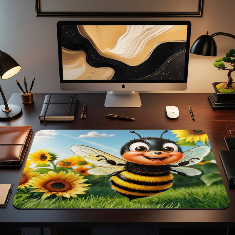 Polyester Desk Pad, 31.5x15.5