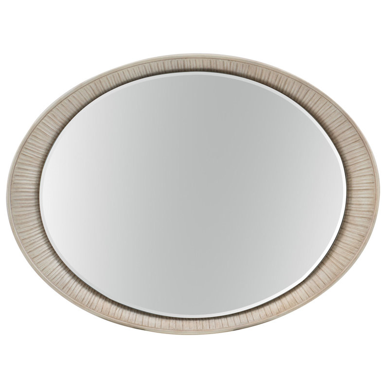 Elixir Engineered Wood Oval Wall Mirror