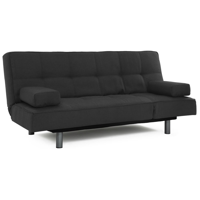 Core 74.4'' Upholstered Sofa, Ebony