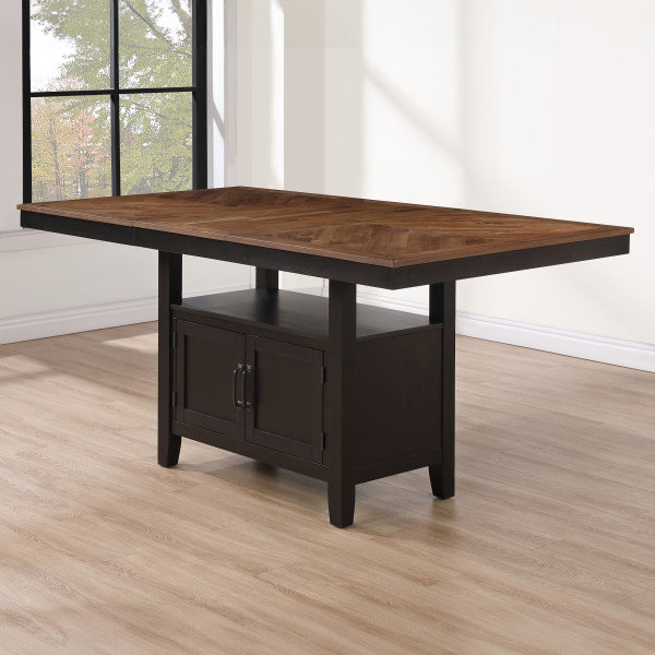 Mendenhall Rectangular 80'' Storage Counter Table