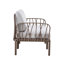 Canapé de jardin pour l'intérieur et l'extérieur avec canapé et coussins moelleux pour l'extérieur