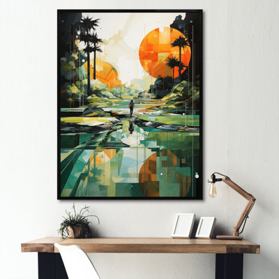 Latronya Golf Putting Paradise - Golf, reproduction d'art sur toile encadrée