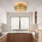 3-Light 18.31" Crystal Flush Mount Ceiling Light-1492529423