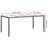 vidaXL Garden Table Brown 74.80 x 35.43 x 29.53 in Poly Rattan-1938960932-1938960937