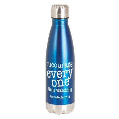 Bouteille d'eau Encouragez chaque bleu 17 oz