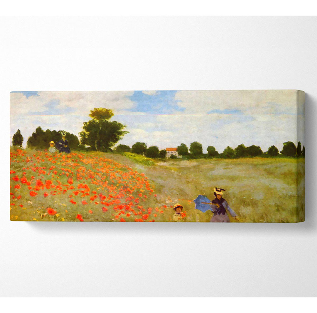 Monet Mohnblumen - Kunstdrucke auf Segeltuch