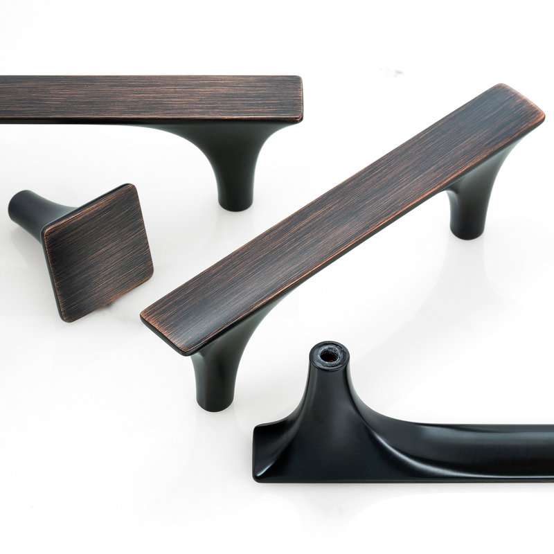 New Collection  Length Square Knob Multipack, Oil Rubbed Bronze