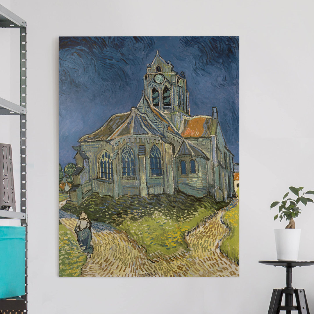 Leinwandbild Die Kirche von Auvers von Vincent Van Gogh