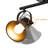 4-Light Track Lighting Kit, Directional Ceiling Light, Industrial Black Kitchen Track Lighting Fixtures Ceiling