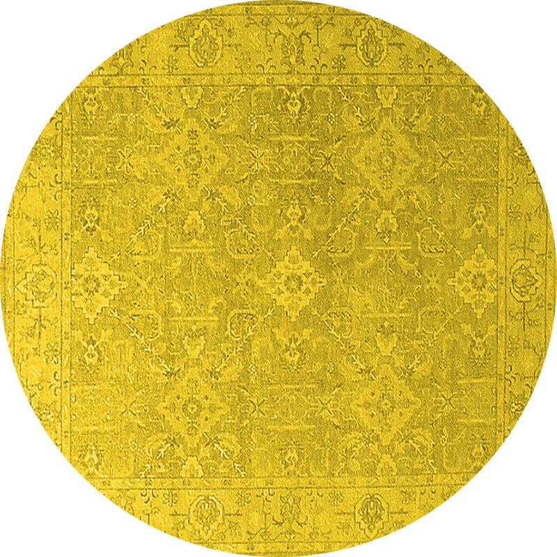 Tapis jaunes modernes Mid-Century 265