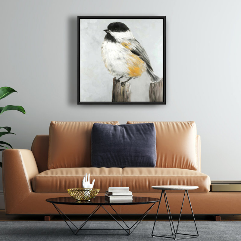«Mésange charbonnière», H 24 po x l 24 po