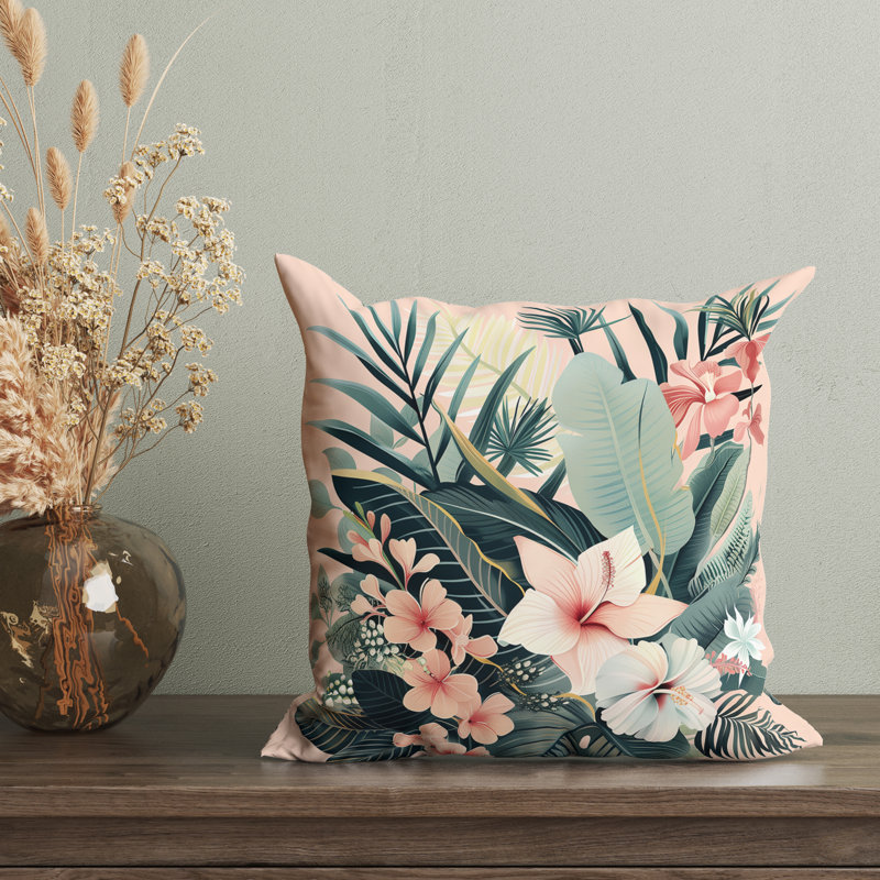 Housse de coussin Suri Jungle, H 18 po x l 18 po