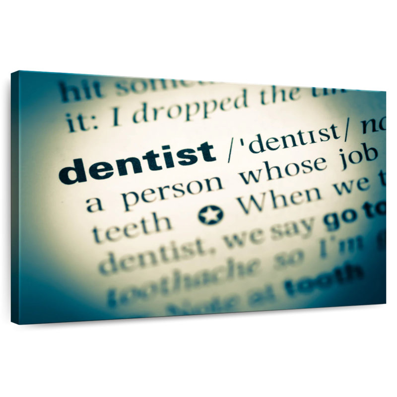 Définition de dentiste Alcaraz, H 30 po x l 45 po