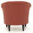 Liam Faux Leather Barrel Chair-1487494445