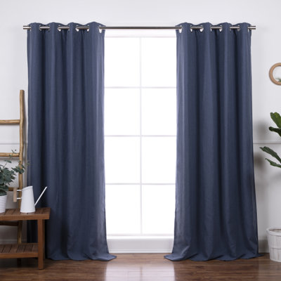 Mendelsohn Polyester Blackout Grommet Curtain Panel