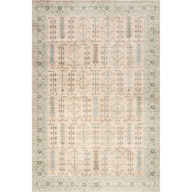  Tapis en laine et en coton Mythic, Rectangle 7 pi 6 po x 9 pi 6 po