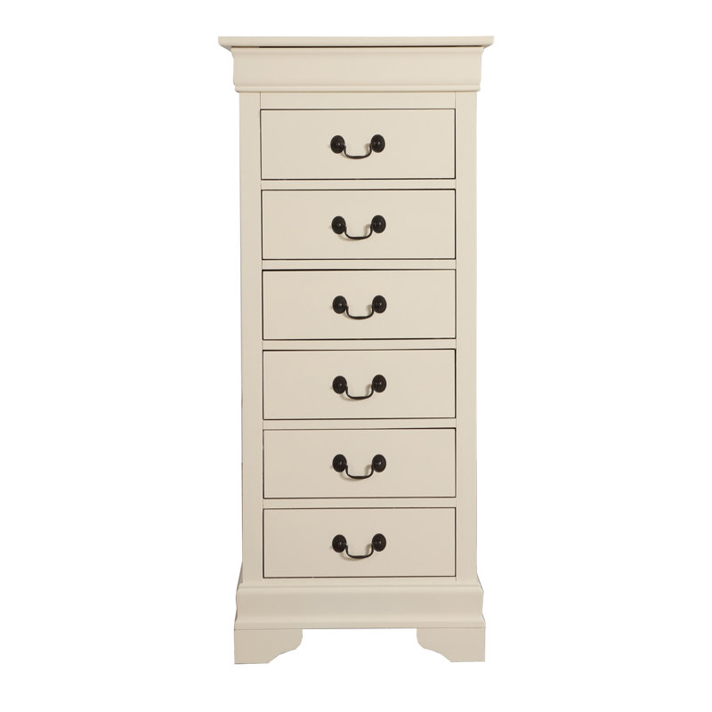 Commode à linge Louis Phillipe, beige, Beige