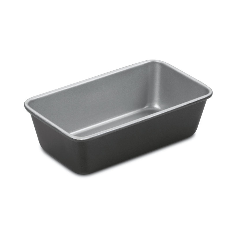 Silver Aluminum Non-Stick Loaf Pan with Lid