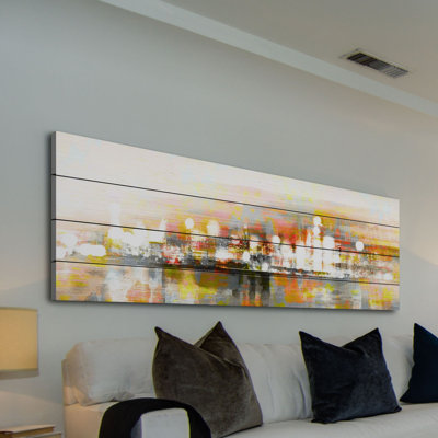 « hong kong » par parvez taj,, reproduction d’art sur bois blanc