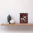 Aarsh Kiss From A Rose Red And Black Floral - Single Picture Frame Print