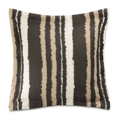 Explorer Butler Abstract Feather Reversible Throw Pillow