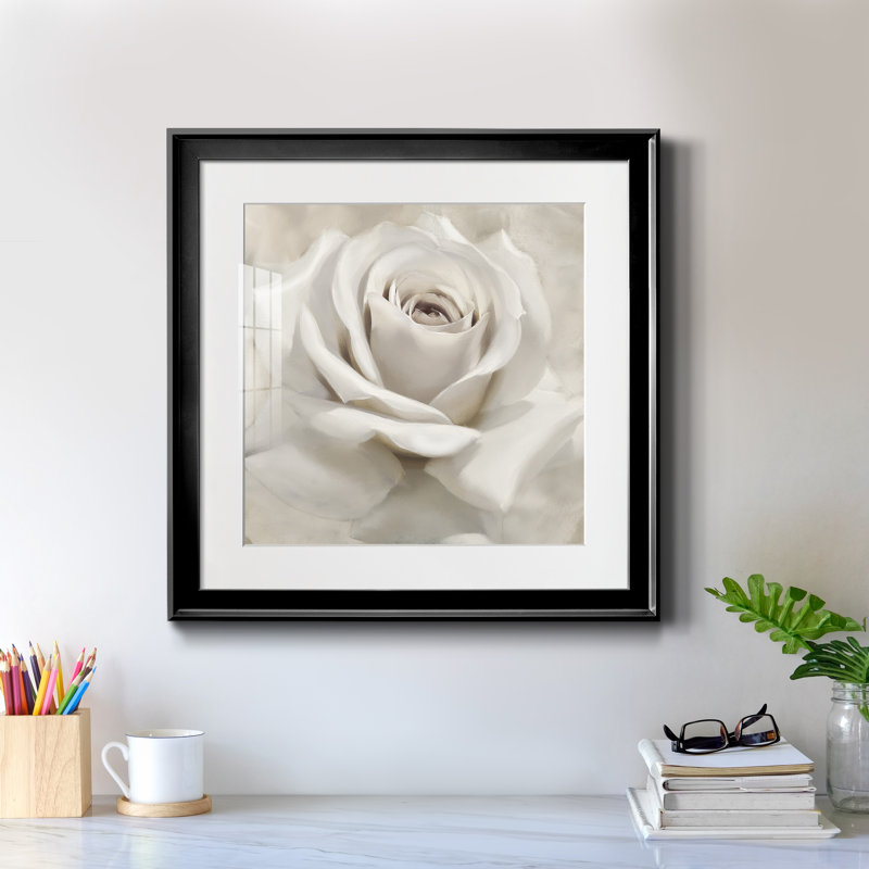 «Dreamy I», reproduction d'art sur papier encadré, H 17,5 po x l 17,5 po x P 1,5 po, Cadre noir
