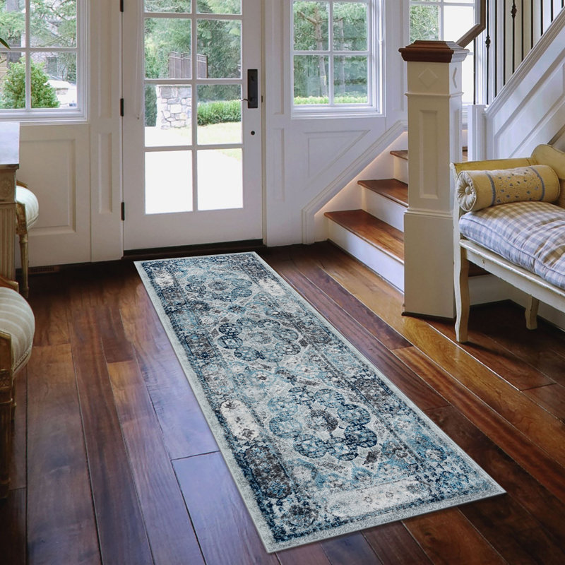Tapis victorien Honig, Tapis de couloir 2 pi 6 po x 10 pi 3 po