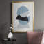 Toile encadrée de qualité supérieure Shapely Blues I - prête à être accrochée-498506736-498506738