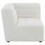 Chaise d'appoint de coin rembourrée en tissu