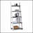 5-Tier Ladder Shelves, Bookcase With Rubber Wood Frame For Modern And Space-Efficient Storage In Living Rooms, Offices, Kitchens, Bedrooms, And Apartments-1977708974