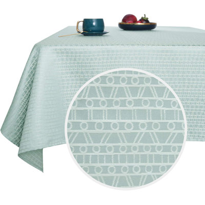 Rectangle No Pattern Polyester Tablecloth