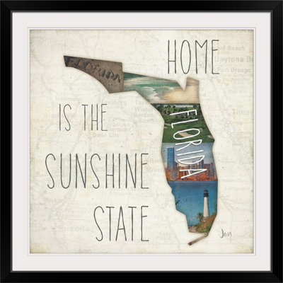 "Mccammon" InstaStates IV Florida "par Jess Aiken, art textuel