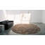Light Colorful Antique Braided American Oval Shape Rug