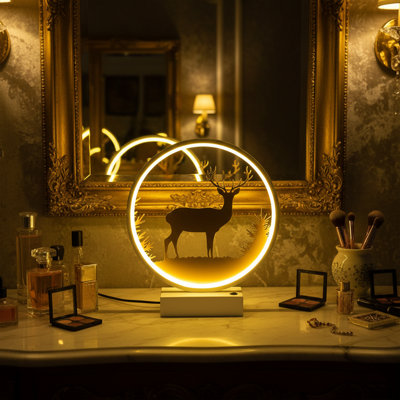 Lampe de table à DEL Selene Silhouette