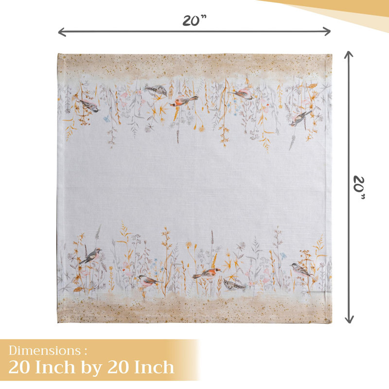 Nappe 100 % coton Maison d'Hermine Paradise Island - 54 po x 54 po