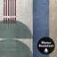Rideau de douche abstrait amplifié par PI Creative Art-114763123