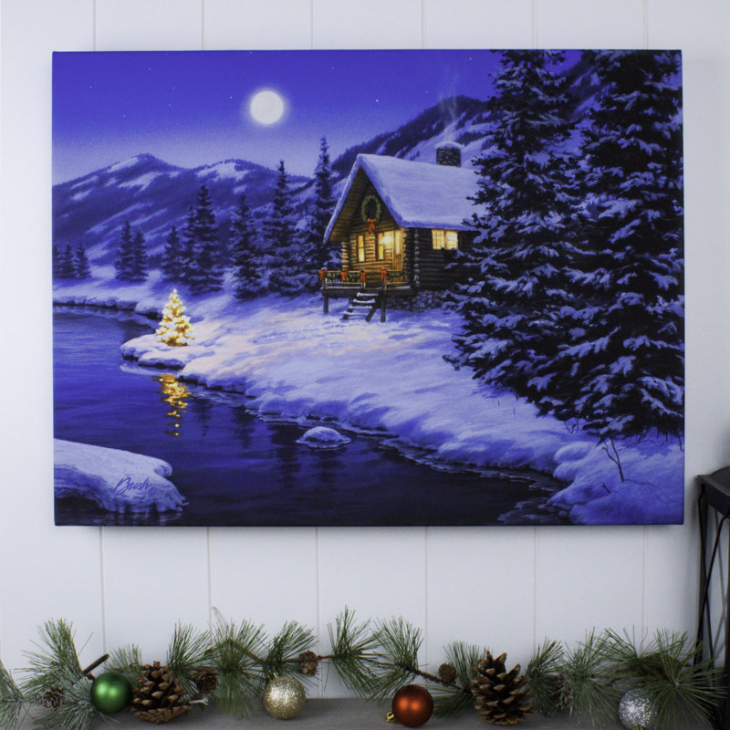 Art mural entièrement illuminé à DEL 18 x 24