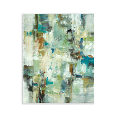 «Restless Green Abstraction» par Lisa Ridgers