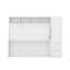 Lit escamotable double avec tiroirs et garde-robe-284723144