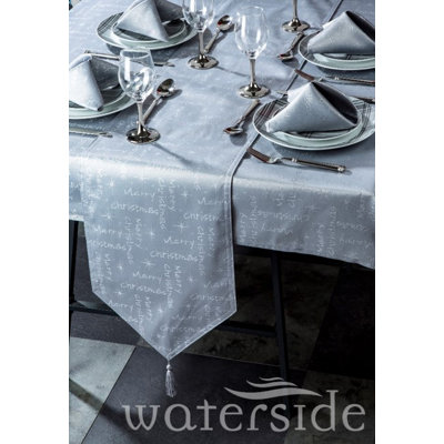 10PC Xmas Words Jacquard Metallic Set