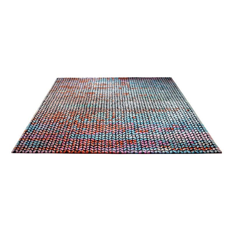Dizzy Multi-coloured Indoor Rug, Rectangular 160 x 230cm