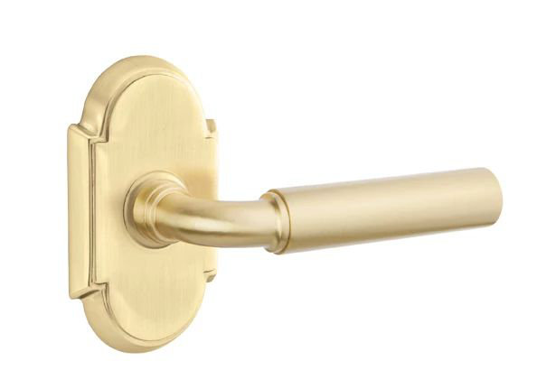Privacy Door Lever with Square Rosette
