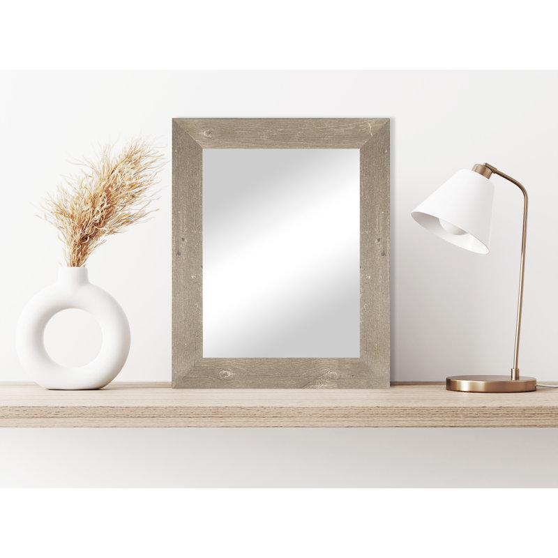 Miroir décoratif, Laiton acier industriel, 33 po x 60 po