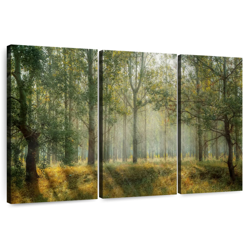 Alvord Green Forest Landscape, 48" H x 74" W