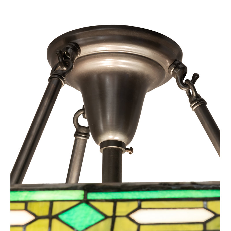 3 - Light Semi Flush Mount